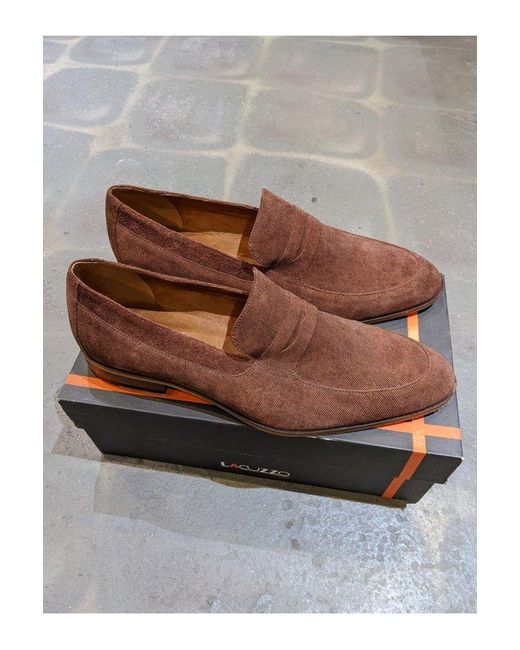 Lacuzzo Brown Loafer Shoe 7 for men