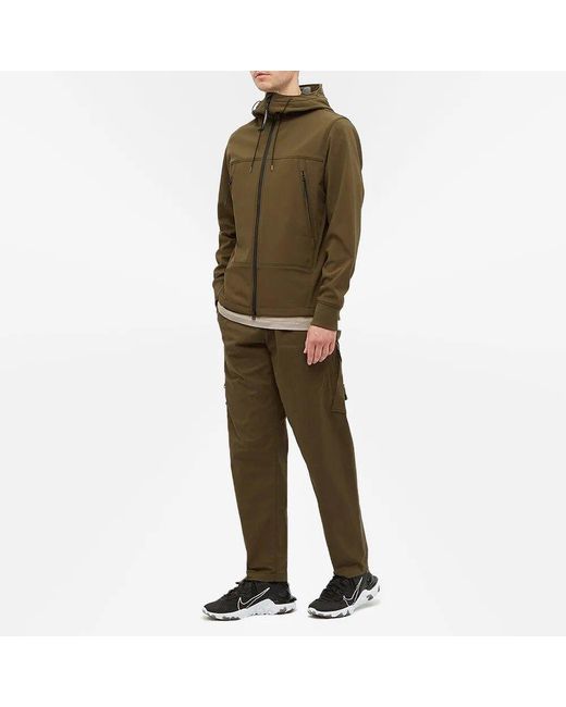 cp company soft shell jacket green