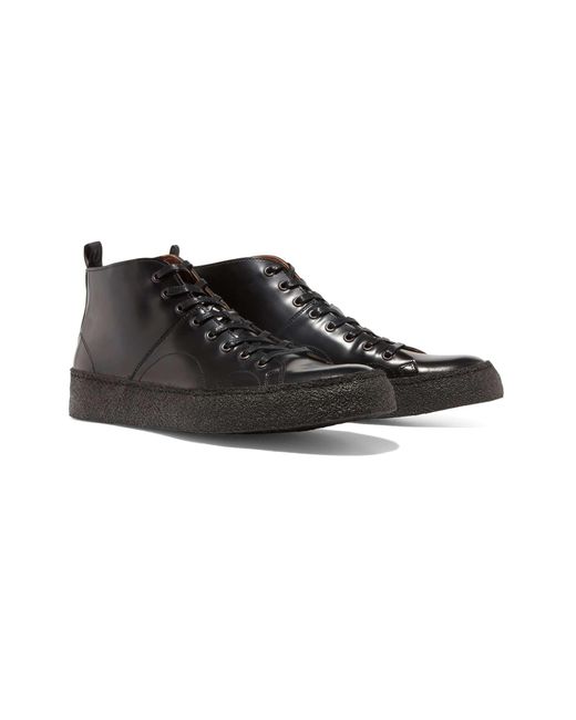 fred perry george cox creeper mid leather
