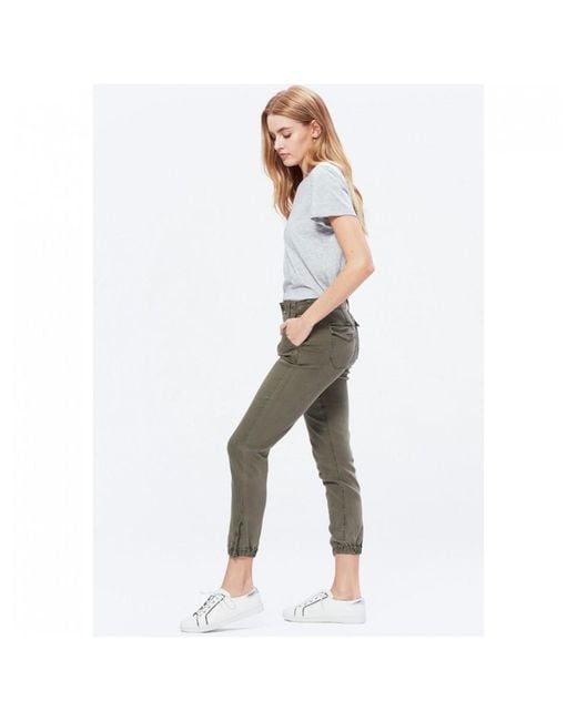 PAIGE Denim Mayslie Jogger - Vintage Ivy Green - Lyst