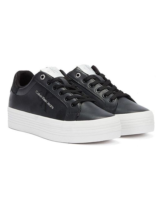 vulcanised flatform trainers