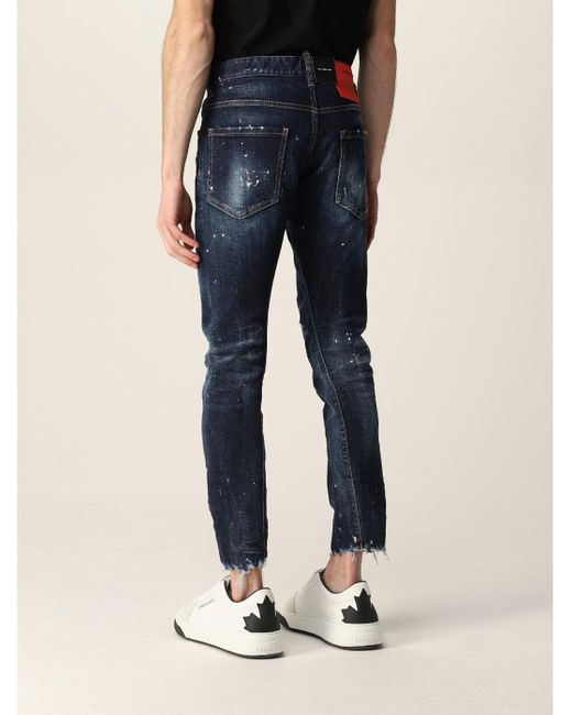 DSquared² Skater S71lb1008s30664 470 in Blue for Men | Lyst