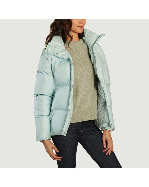 ice blue down jacket