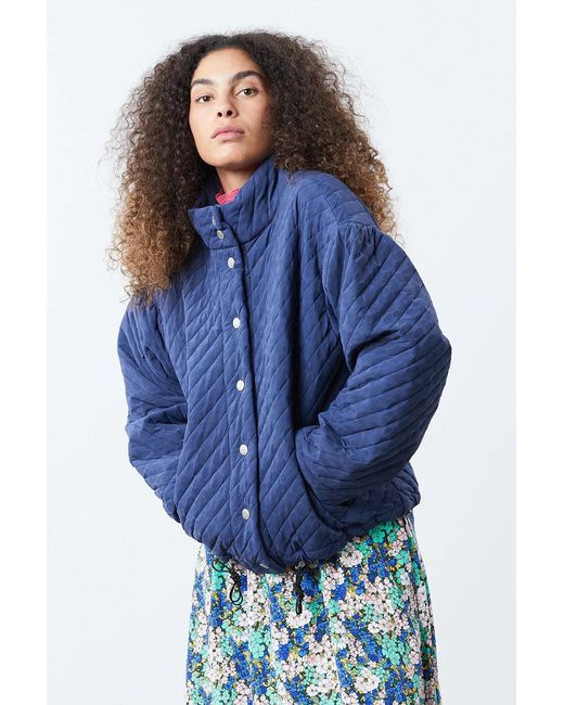 Lolly's Laundry Synthetic Lollys Laundry Phoenix Bomber Jacket in Blue