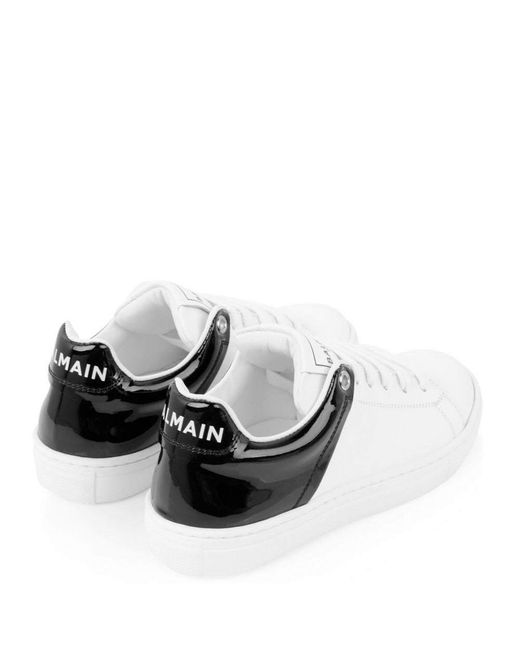 balmain trainers white