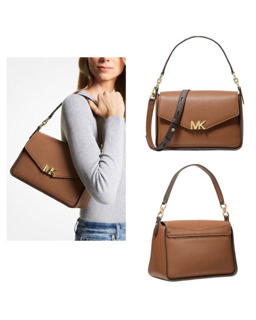 Michael Kors Sylvia luggage Leather Medium Convertible Shoulder