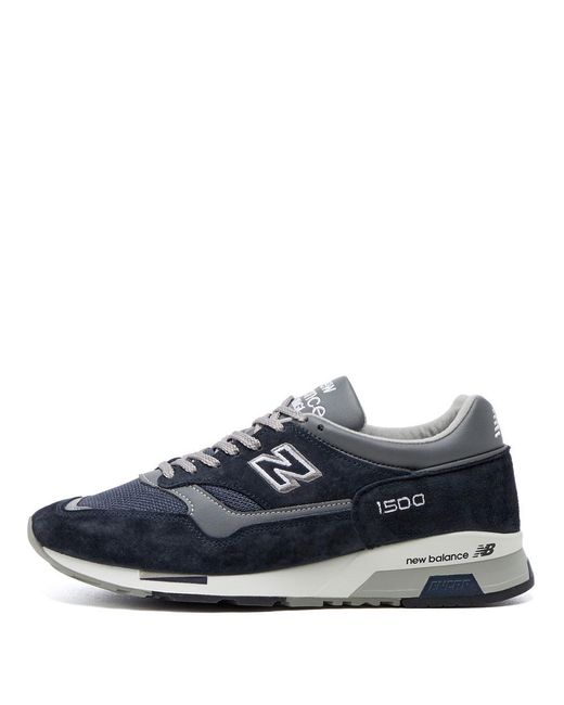 New Balance Suede Miuk 1500 Trainers - Navy / Gray in Blue for Men ...