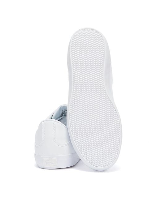 lacoste lerond junior white