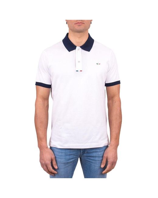 paul and shark polo white