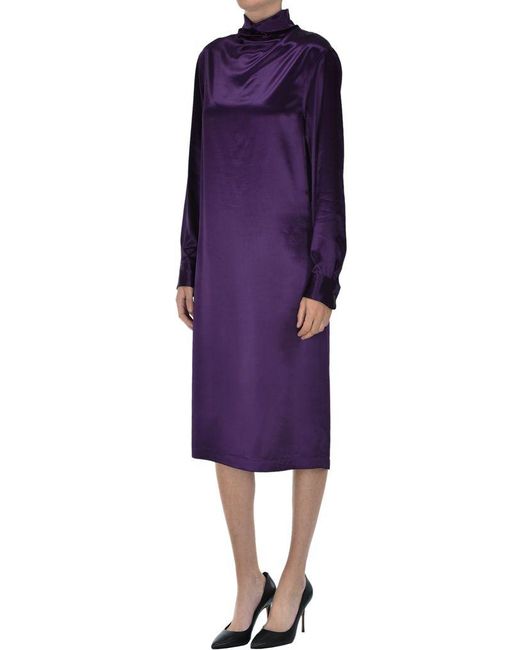 purple tunic dress