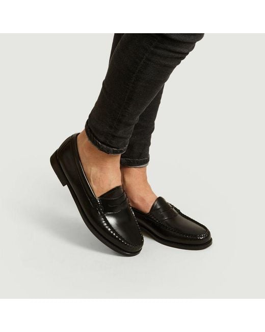 bass weejuns black loafers