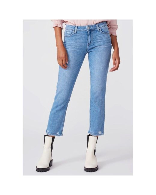 PAIGE Denim Brigitte Mid Rise Slim Fit 