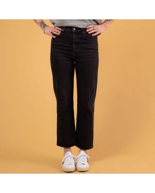 Levi's Denim Ribcage Straight Ankle 