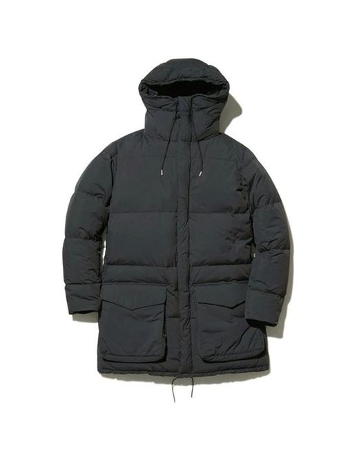 Snow Peak Synthetic Recycled Nylon Ripstop Down Coat in Black for Men ...