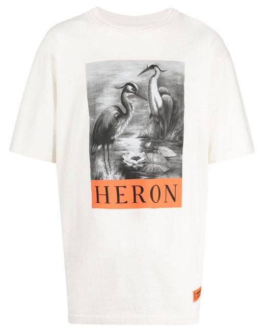 Heron Preston Cotton T-shirt in White for Men | Lyst