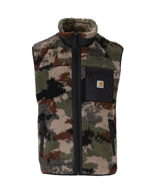 Carhartt WIP Synthetic Carhartt Wip Prentis Black Camouflage Vest for ...