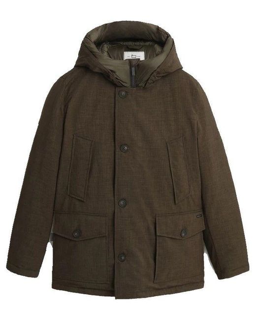 woolrich tech wool coat