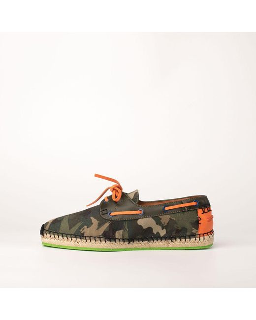 Etro Mocassino Espadrillas in Green for Men | Lyst