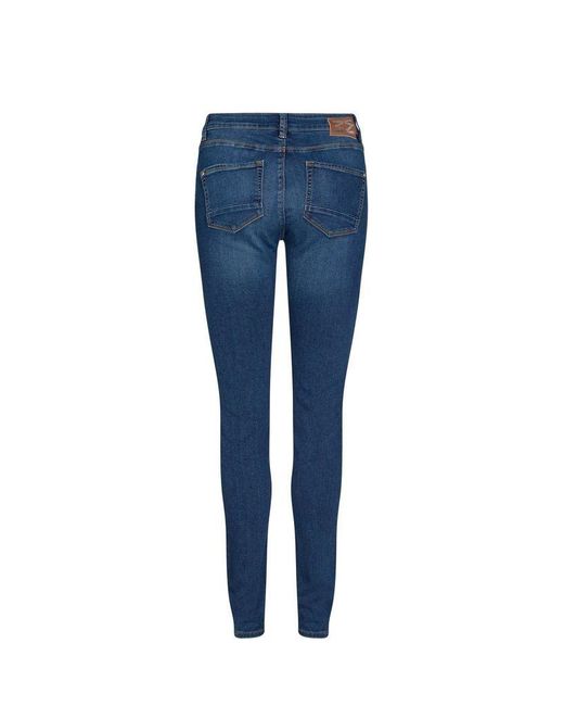 Mos Mosh Denim Jade Cosy Jeans 25" in Blue - Lyst