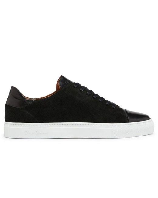 Oliver Sweeney Suede Ossos Trainer in Black for Men | Lyst Canada