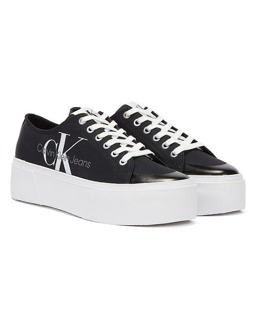 vulcanised flatform trainers