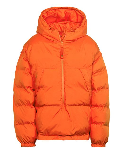 adidas By Stella McCartney Synthetic Pull On Puffer Jacket in Orange ...