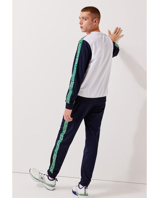 Mens Activewear gym and workout clothes Lacoste Activewear gym and workout clothes Lacoste Sport Xh9507 Tracksuits & Track Trousers in Blue for Men 