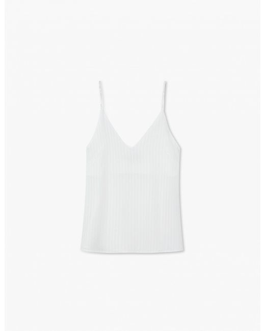 A Line Spaghetti-strap Top in White | Lyst