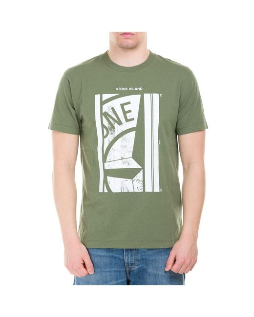 Stone Island T-shirt Uomo 76152ns89 in Green for Men | Lyst Canada