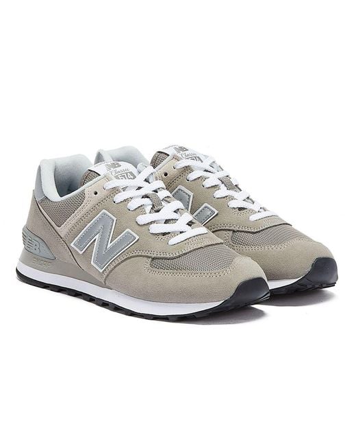 New Balance Synthetic Ml574 Trainers in Grey (Gray) for Men - Save 3% - Lyst