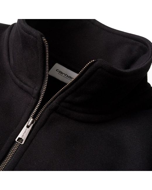 carhartt wip chase half zip sweatshirt
