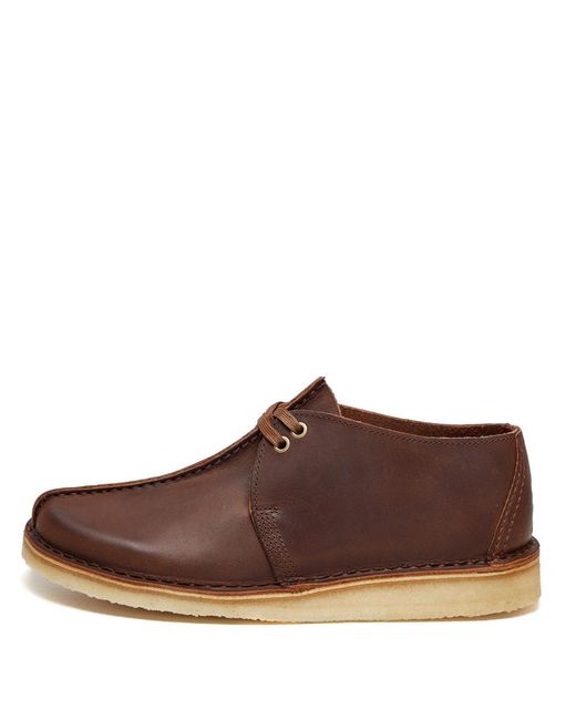Clarks Desert Trek Shoes in Brown for 