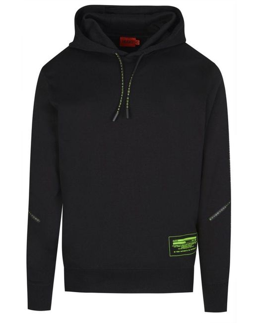 hugo boss black hoodie mens