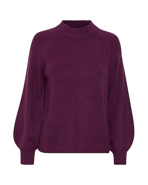 B.Young Nora Rib Jumper in Pink (Purple) | Lyst