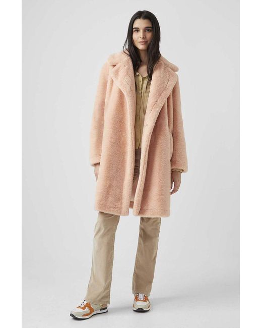 french connection sherpa coat