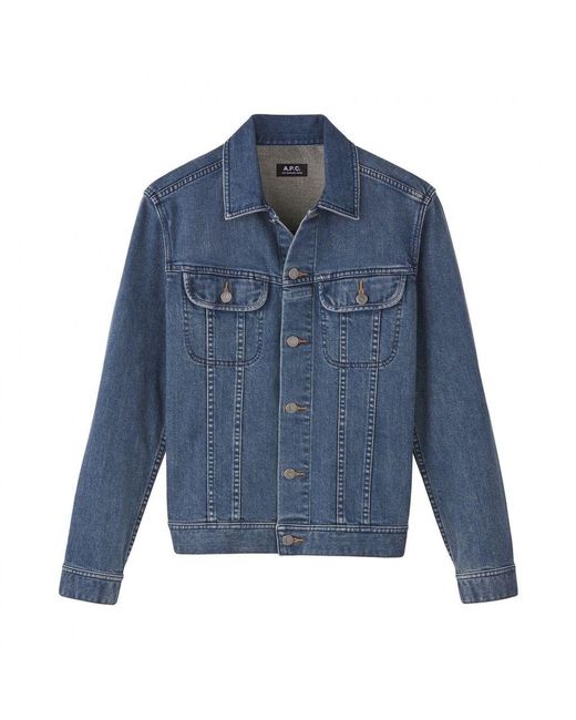 apc selvedge denim jacket