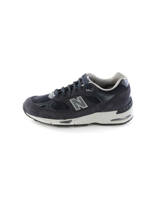 New Balance M 991 Nv Leather Navy Made In England in Blue for Men | Lyst  Canada