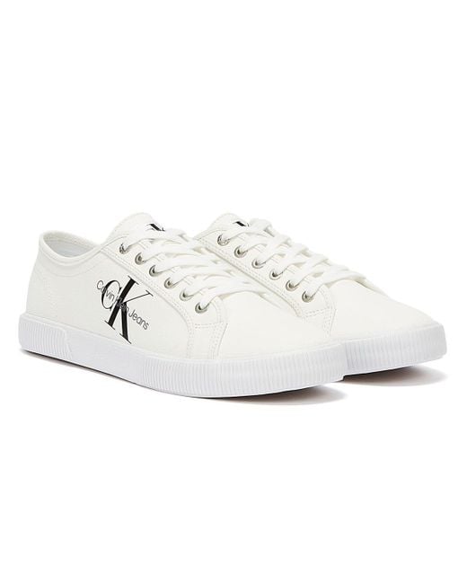 essential signature vulcanised trainers