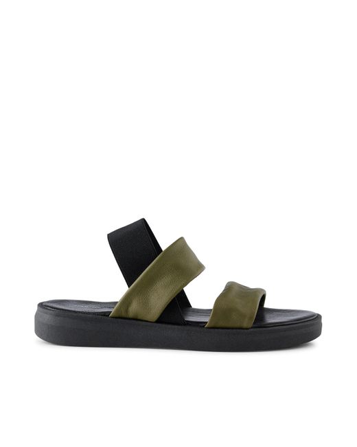 Shoe The Bear Leather Brenna Sling Back-moss Green in Black | Lyst