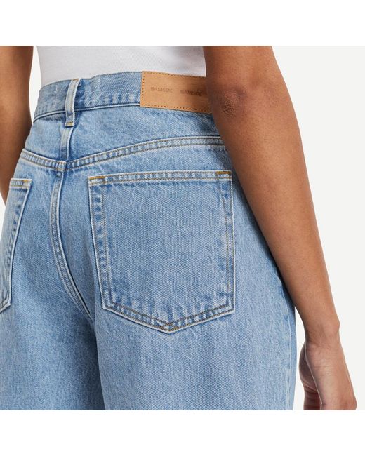 Samsøe \u0026 Samsøe Denim Elly Jeans Vintage Legacy in Blue | Lyst
