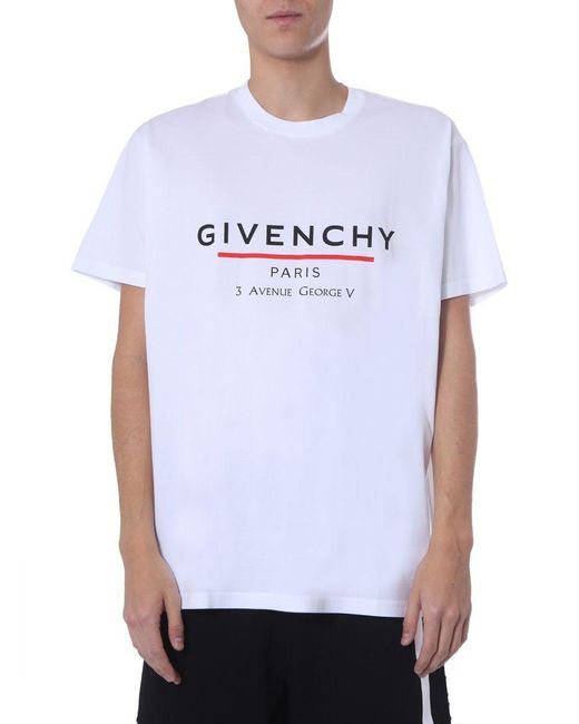 Givenchy Cotton Oversize Fit T-shirt in White for Men - Lyst