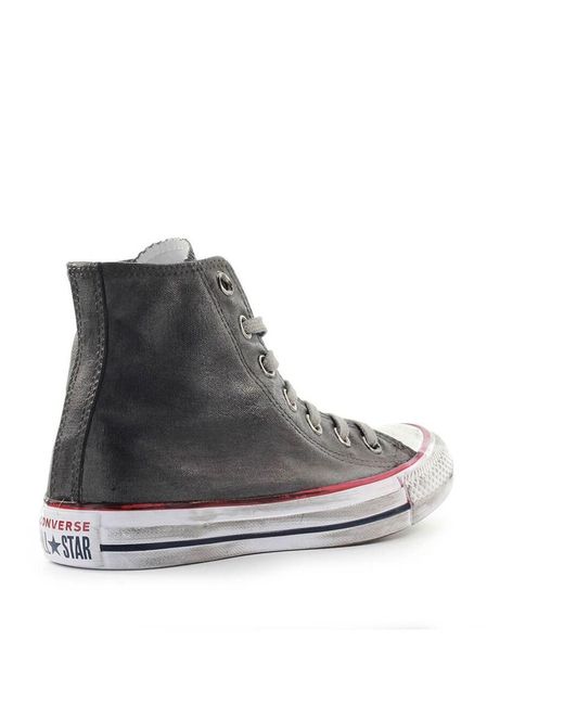 Converse Chuck Taylor All Star Waxed Sneaker in Gray | Lyst