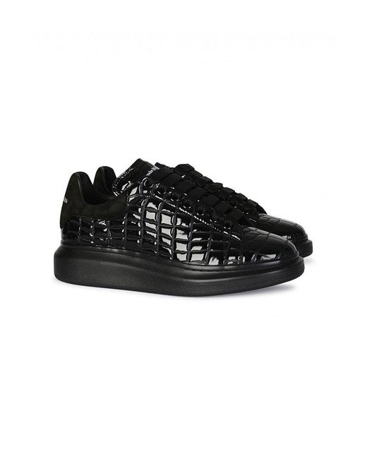 alexander mcqueen sneakers crocodile