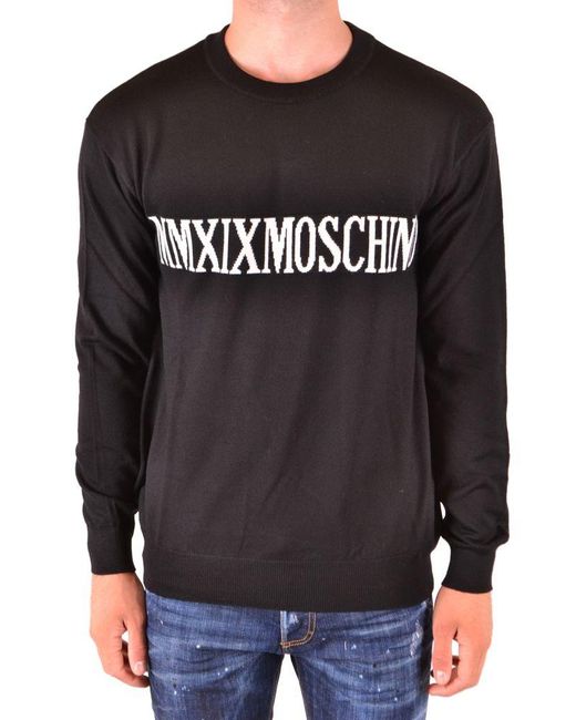 black moschino jumper