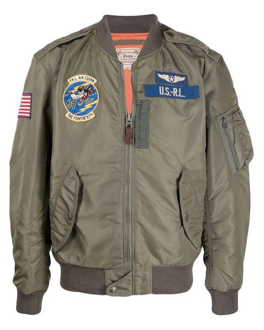 Polo Ralph Lauren Synthetic L2 Flight Jacket Lined Bomber in Green for ...