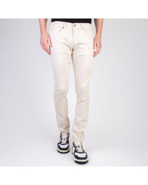 Dondup Denim Jeans in White for Men | Lyst