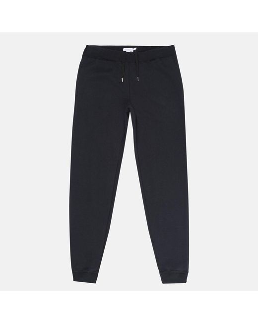 Sunspel Cotton Track Pant in Black for 