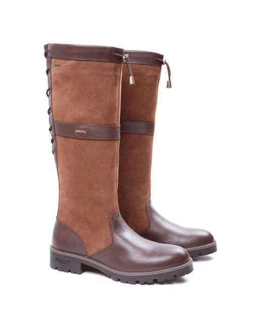 Analytisk give blødende Dubarry Glanmire Ladies Knee High Leather Boots in Brown,Black (Brown) -  Lyst