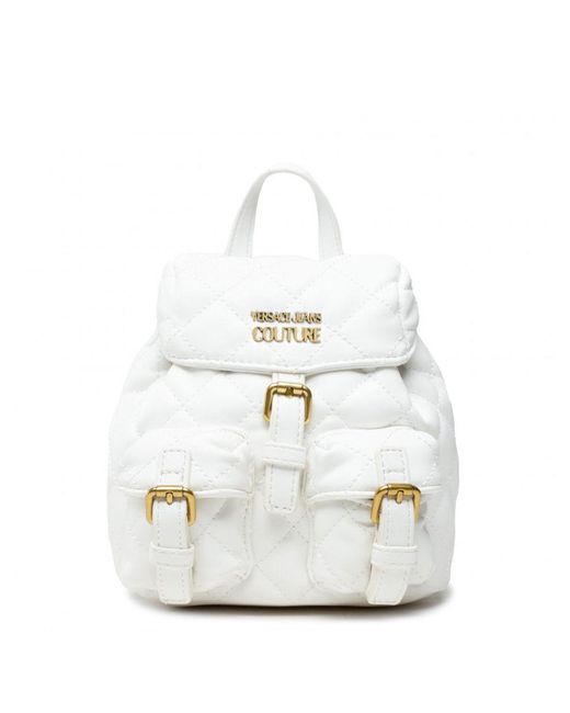 Versace Jeans Couture Zaino Quilting Logo in White | Lyst