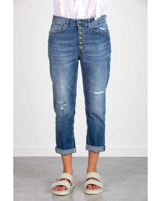 Dondup Jeans Loose Koons In Denim Stretch in Blue | Lyst Australia